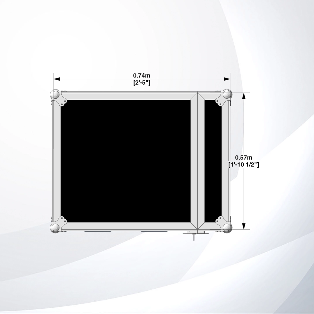 Vista Superior Case Distro de 12ch Robot