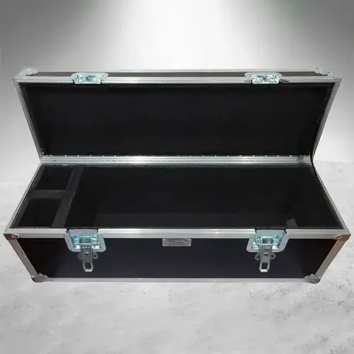 Roadcase para accesorios con ruedas de arrastre abierto