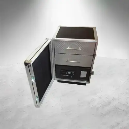 Working Case Duo con mesa de trabajo montado