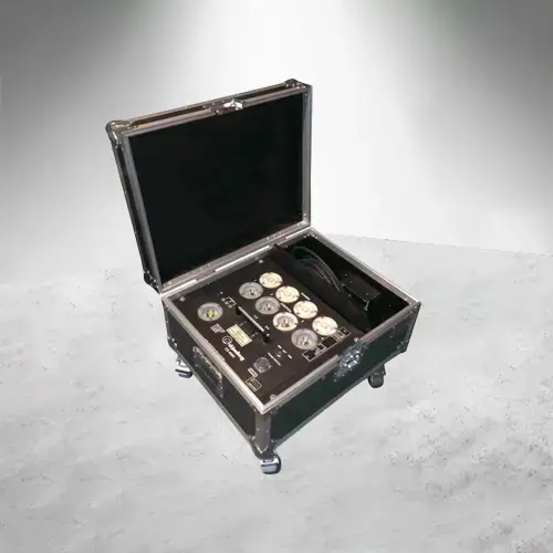 Working Case Duo con mesa de trabajo montado