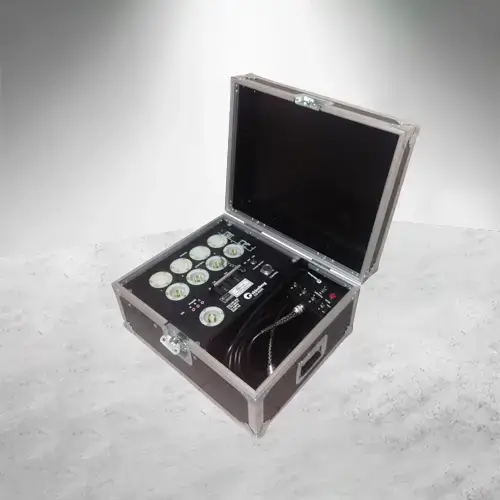 Working Case Duo con mesa de trabajo montado