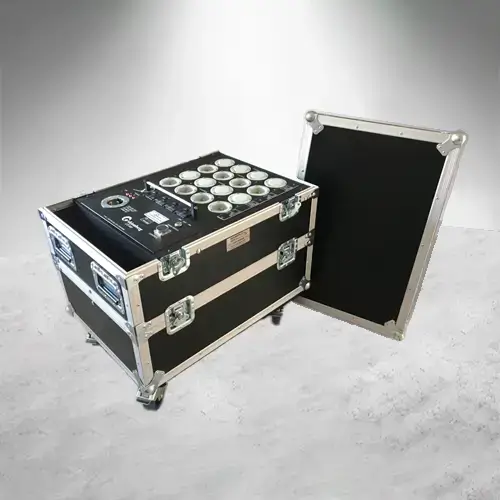 Working Case Duo con mesa de trabajo montado