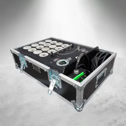 Working Case Duo con mesa de trabajo montado