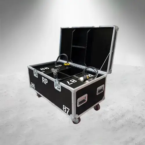 Working Case Duo con mesa de trabajo montado