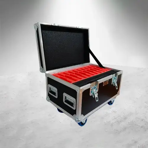 Working Case Duo con mesa de trabajo montado