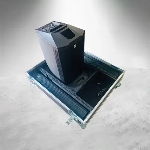 Working Case Duo con mesa de trabajo montado